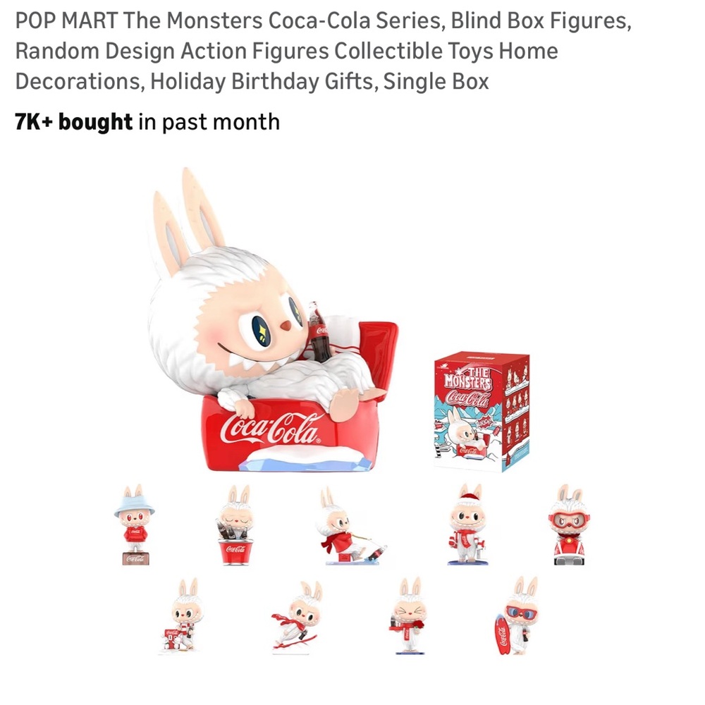 POP MART The Monsters (1) Coca-Cola Series & (1)Lazy Yoga Series Labubu set of 2